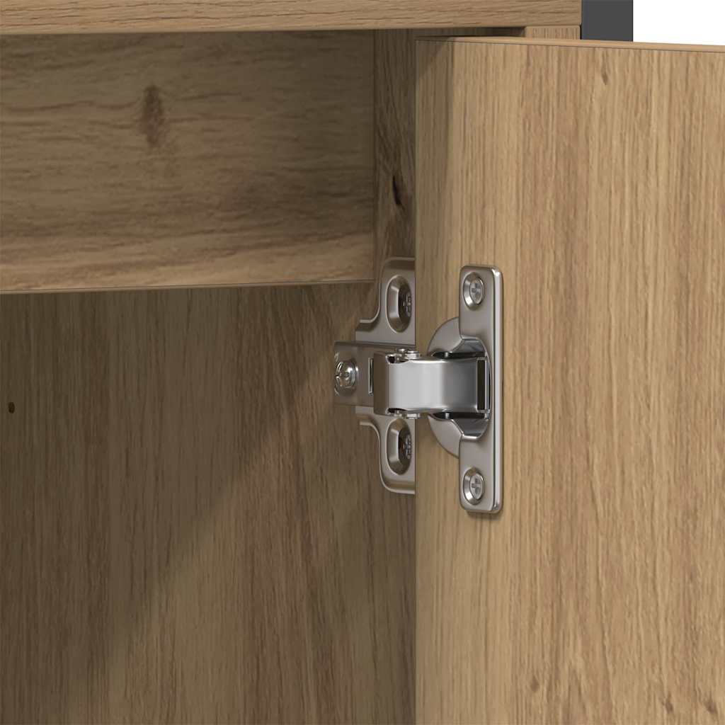 Bathroom Vanity Units 3 pcs Brown 33 x 33 x 185.5 cm