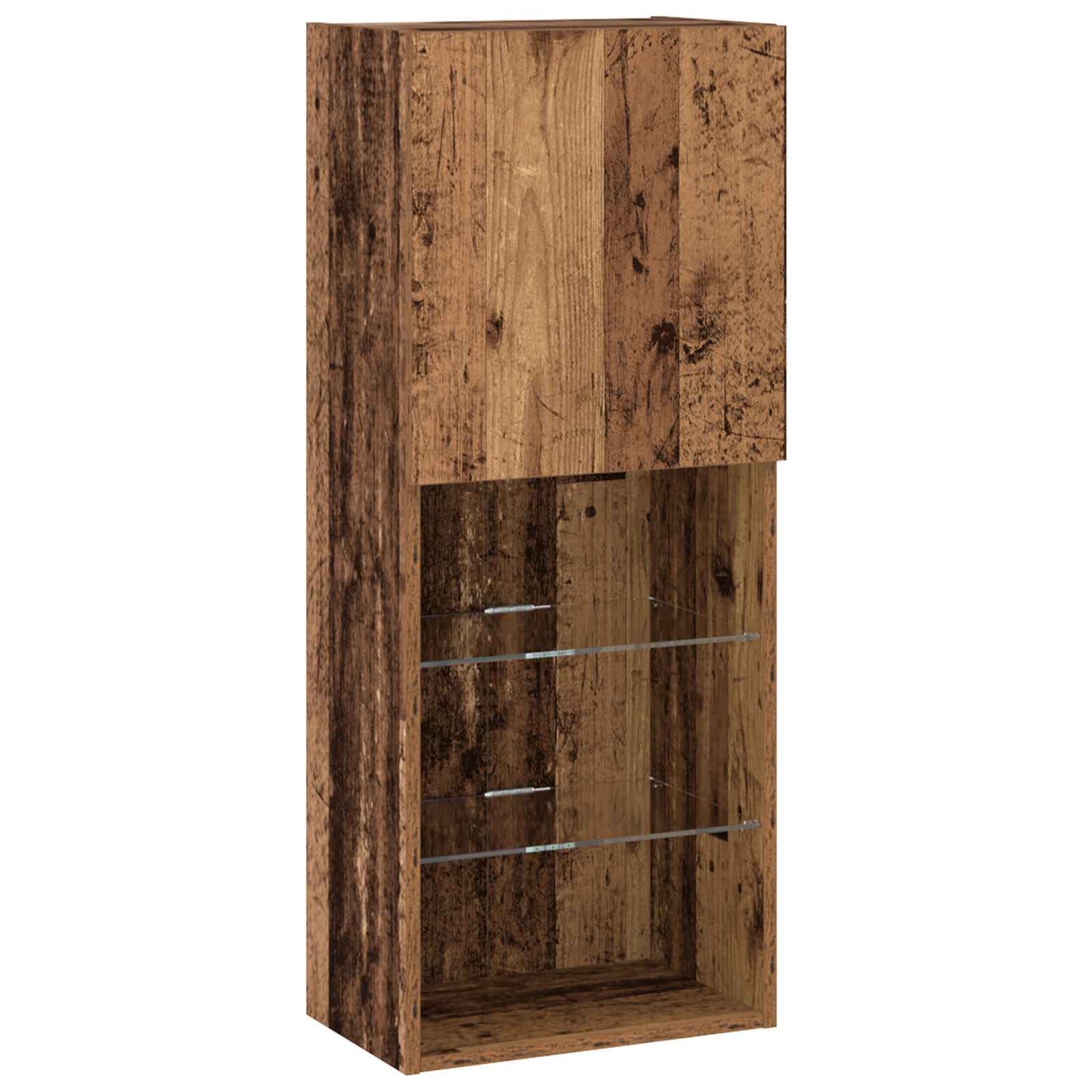 TV Cabinet 4 pcs Old wood Engineered wood