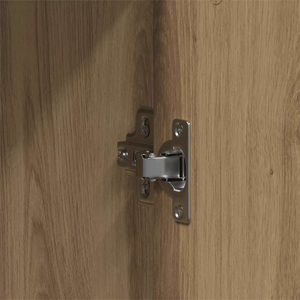 Bathroom Furniture Set 4 pcs Brown Engineered wood