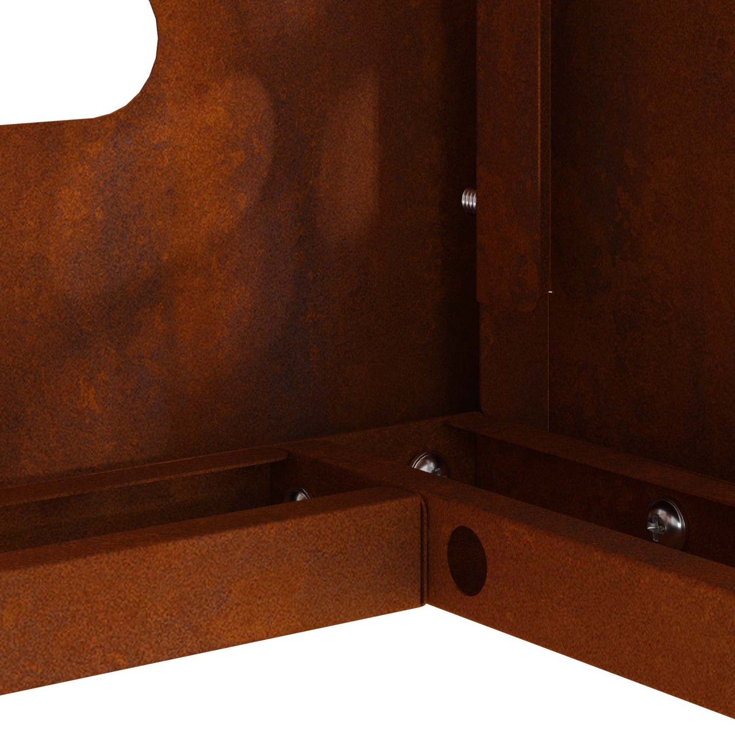 Air Conditioner Cover Rusty 100 x 50 x 70 cm Galvanised Steel
