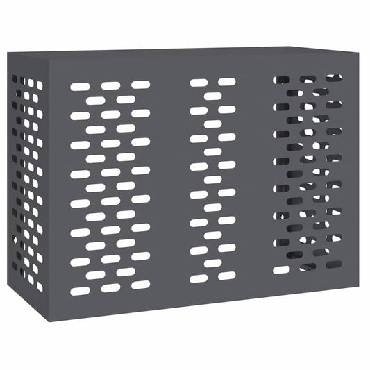 Air Conditioner Cover Anthracite 110 x 50 x 80 cm Steel