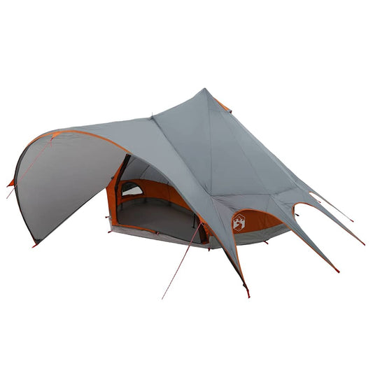 Teepee Tent 5-Person 5-Person Grey and Orange
