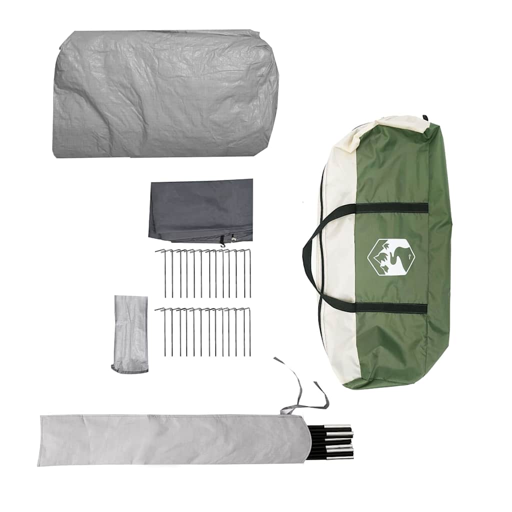 Tunnel Tent 6-Person 6-Person Green and White