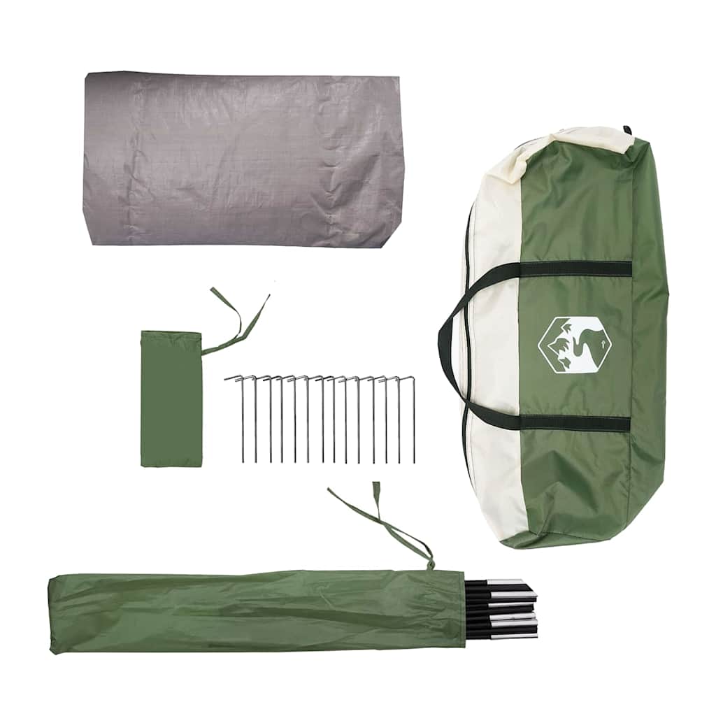 Tunnel Tent 3-Person 3-Person Green and White