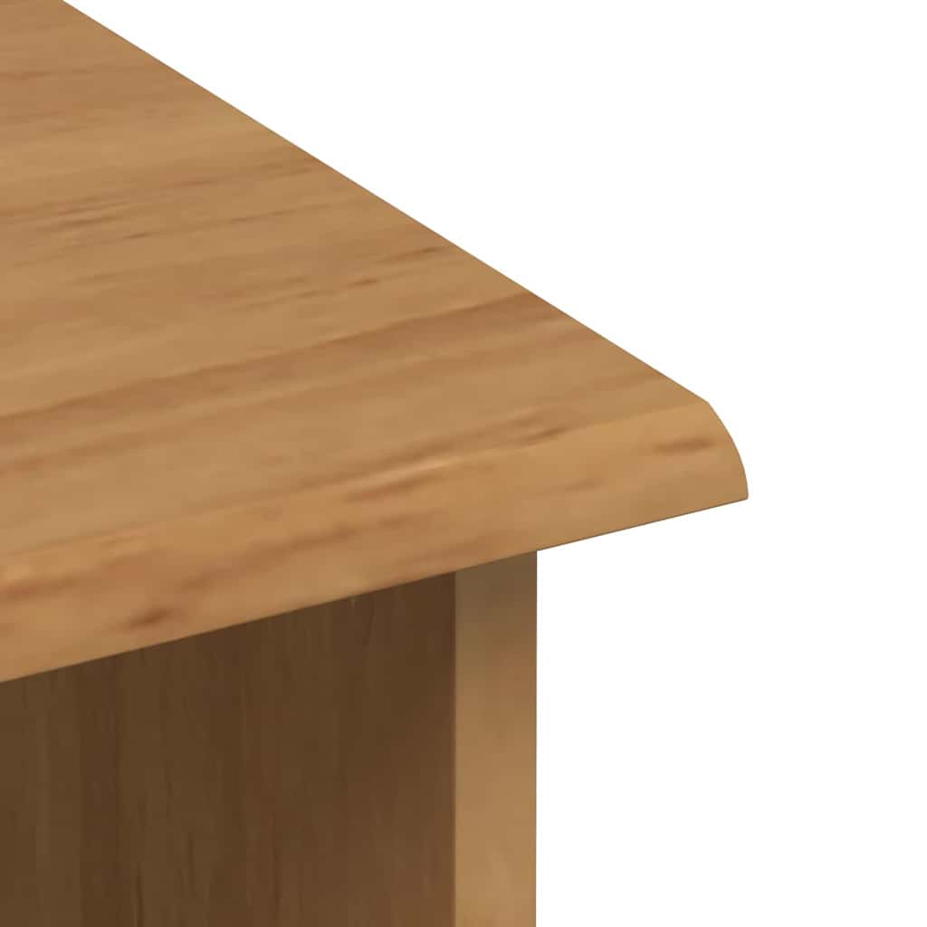 Hutch ASKIM Honey Wax 91 x 40 x 200.5 cm Solid Pine Wood