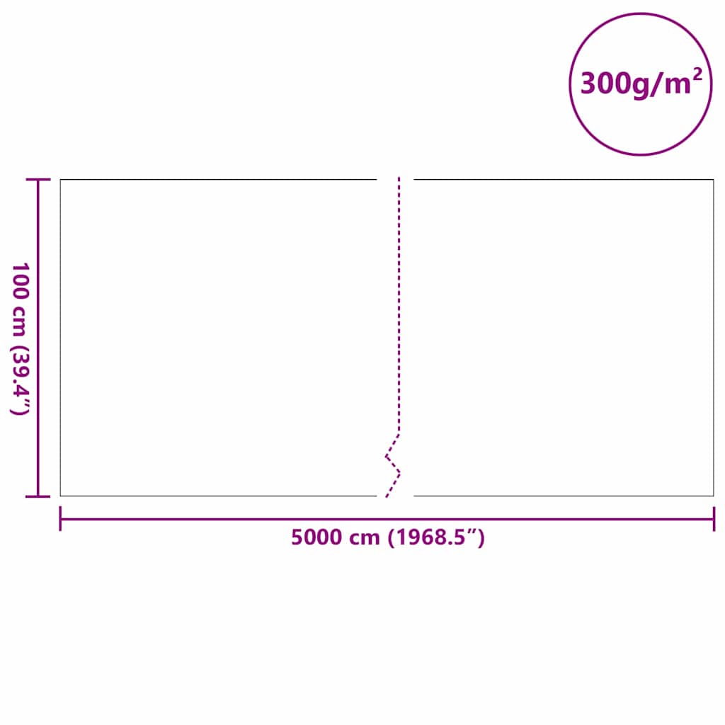 Pond Fleece 1 x 50 m Polyester and Cotton Grey
