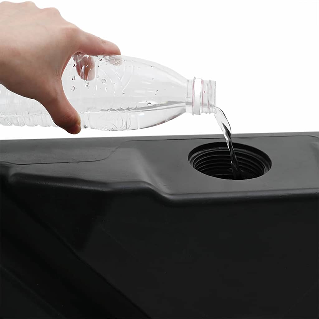 Cantilever Umbrella Base 130 Black High-density polyethylene