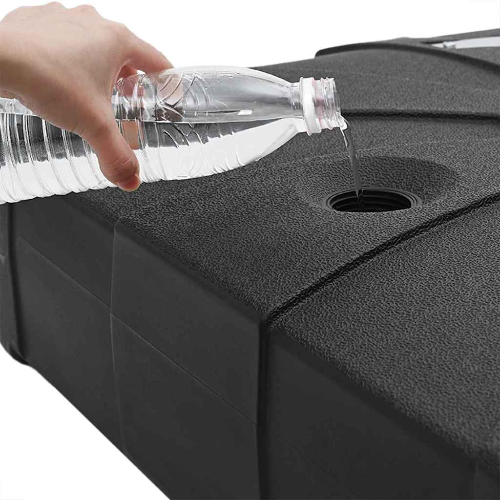 Cantilever Umbrella Base 150 Black High-density polyethylene