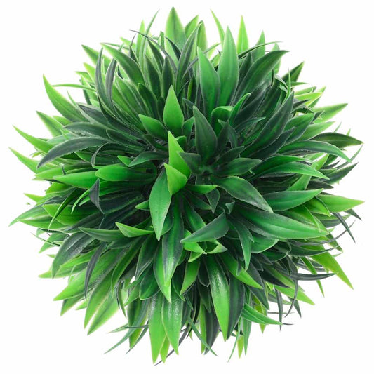 Artificial Boxwood Balls with LED Lights 2 pcs Green 20 cm