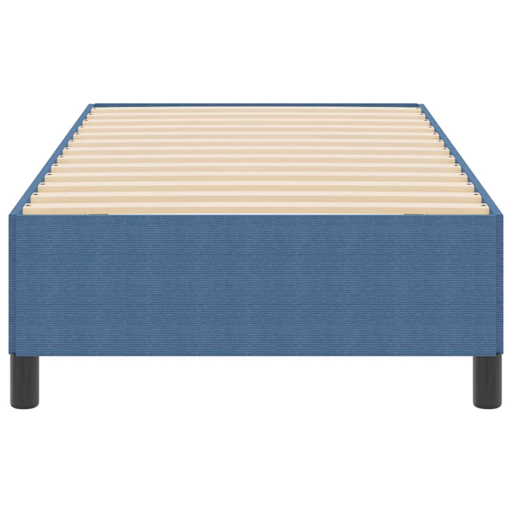 Bed Frame Blue 80 x 200 cm Corduroy fabric