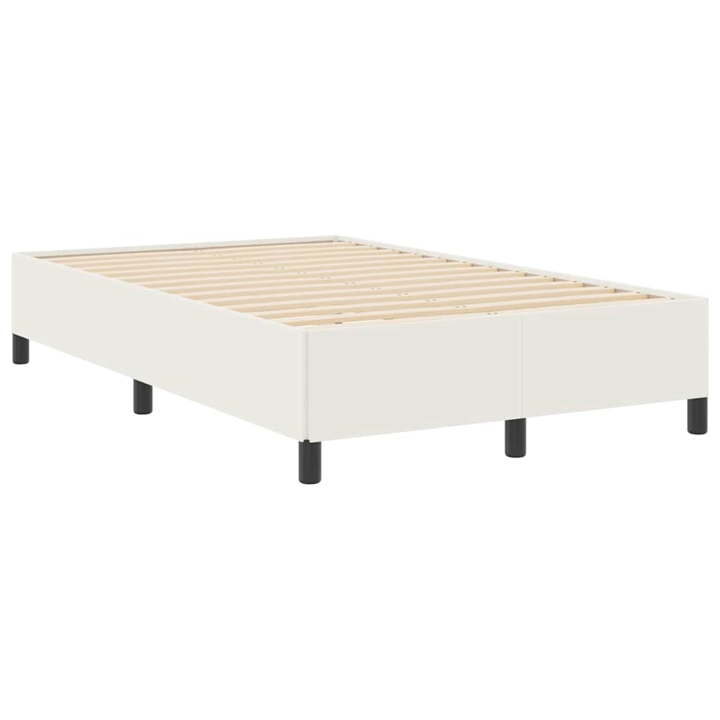Bed Frame Cream 120 x 190 cm Corduroy fabric