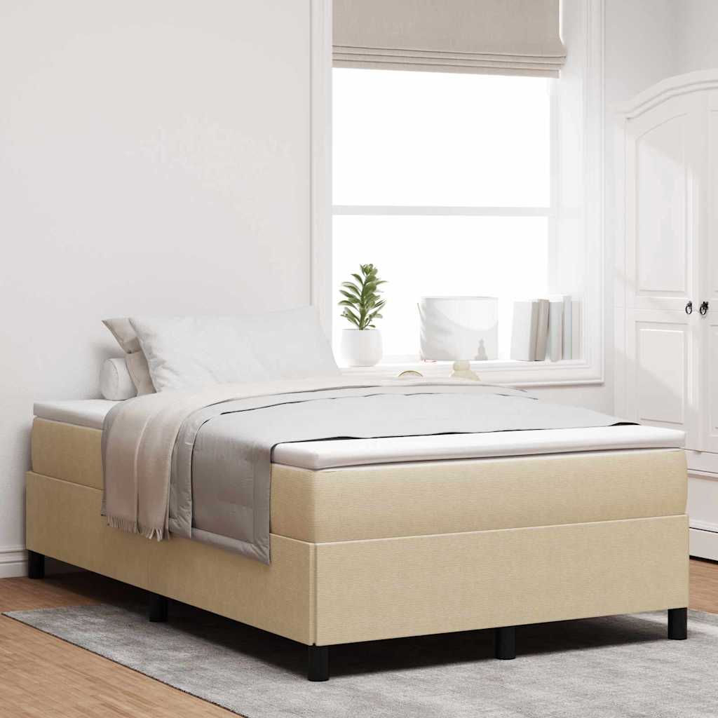 Bed Frame Grey Green 120 x 190 cm Corduroy fabric