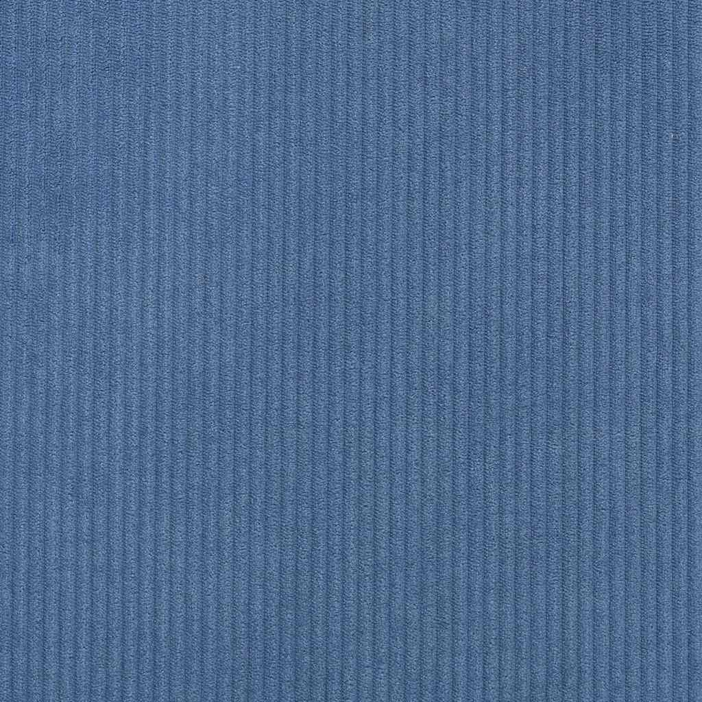 Bed Frame Blue 140 x 190 cm Corduroy fabric