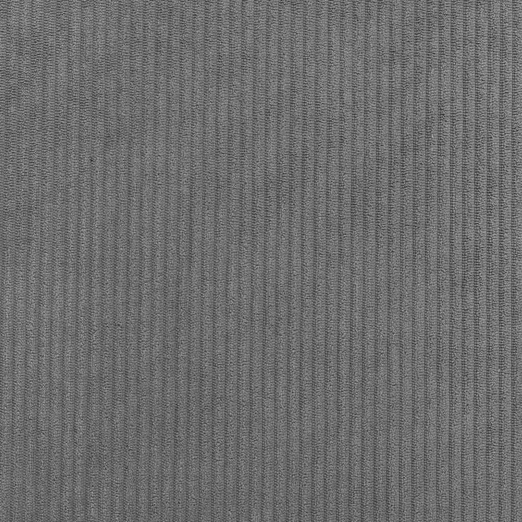 Bed Frame Light grey 160 x 200 cm Corduroy fabric