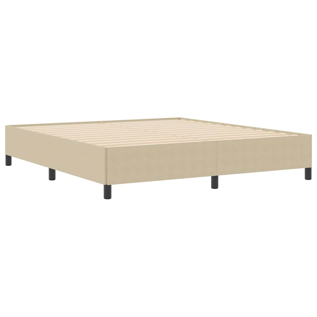 Bed Frame Grey Green 180 x 200 cm Corduroy fabric