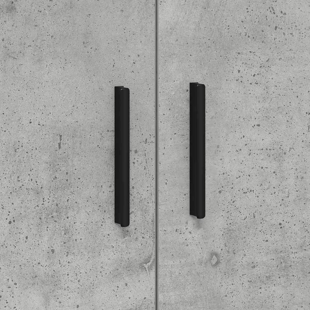 Storage Cabinet 2 pcs Concrete Grey 127 x 41 x 40 cm