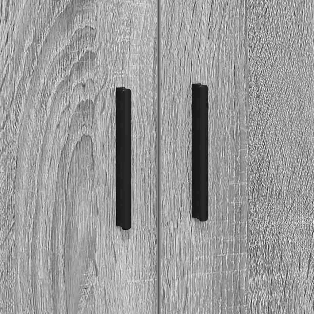 Storage Cabinet 2 pcs Grey Sonoma 127 x 41 x 40 cm