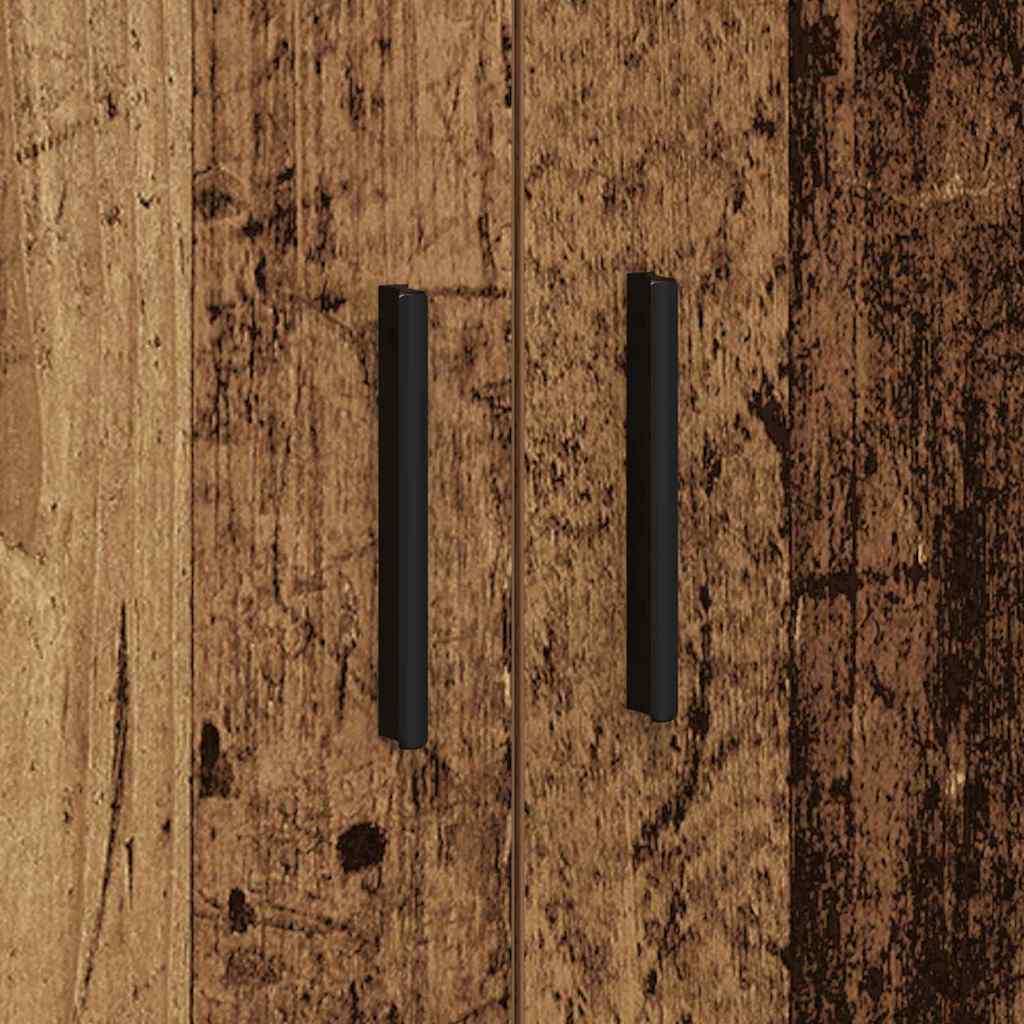 Storage Cabinet 2 pcs Old Wood 127 x 41 x 40 cm Engineered Wood