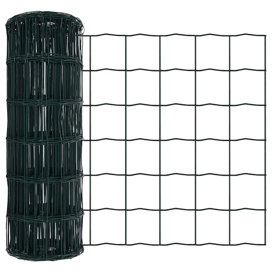 Euro Fence 0.6 x 25 m PVC-coated iron Green