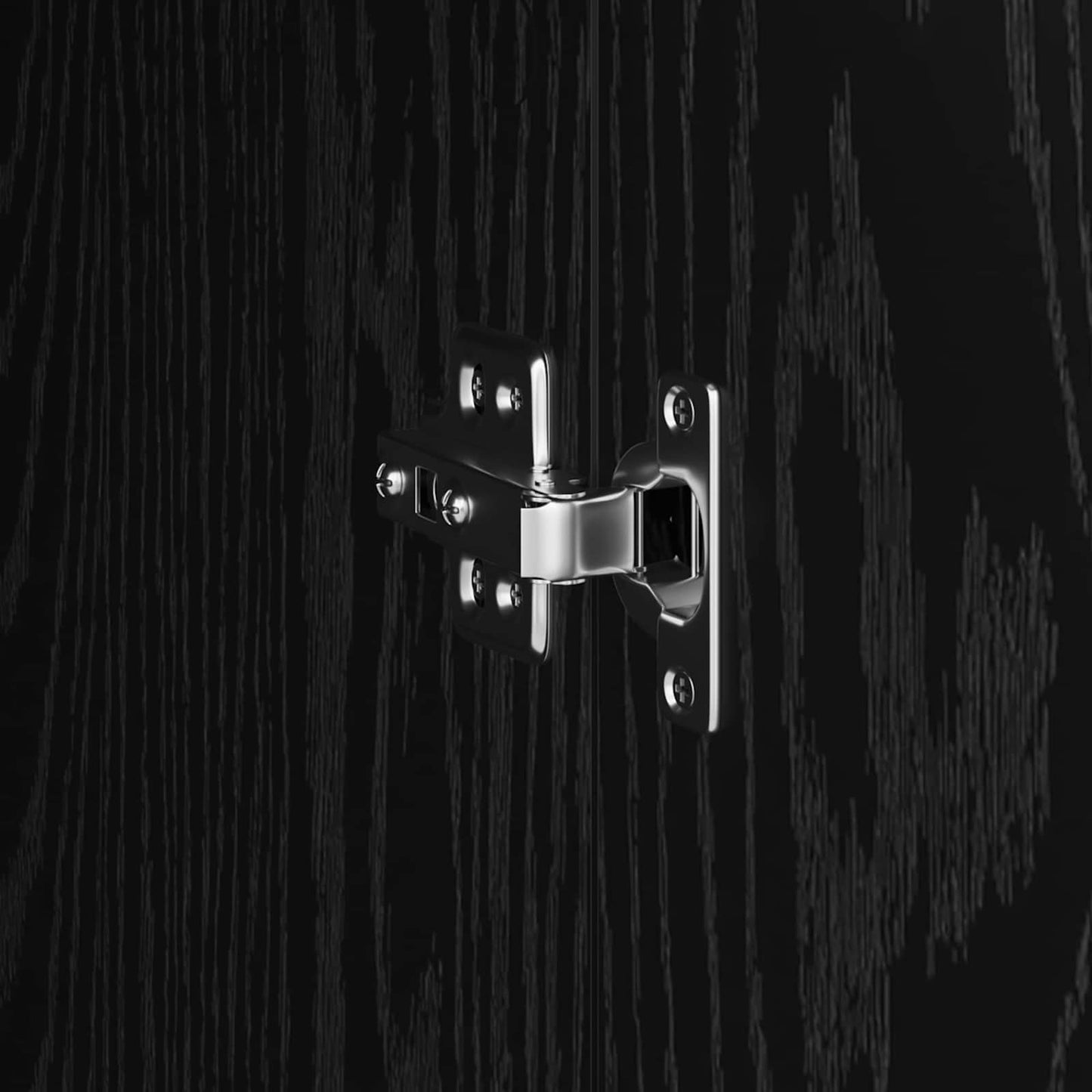 Desk Black Oak 133.5 x 50 x 124 cm 2 pcs