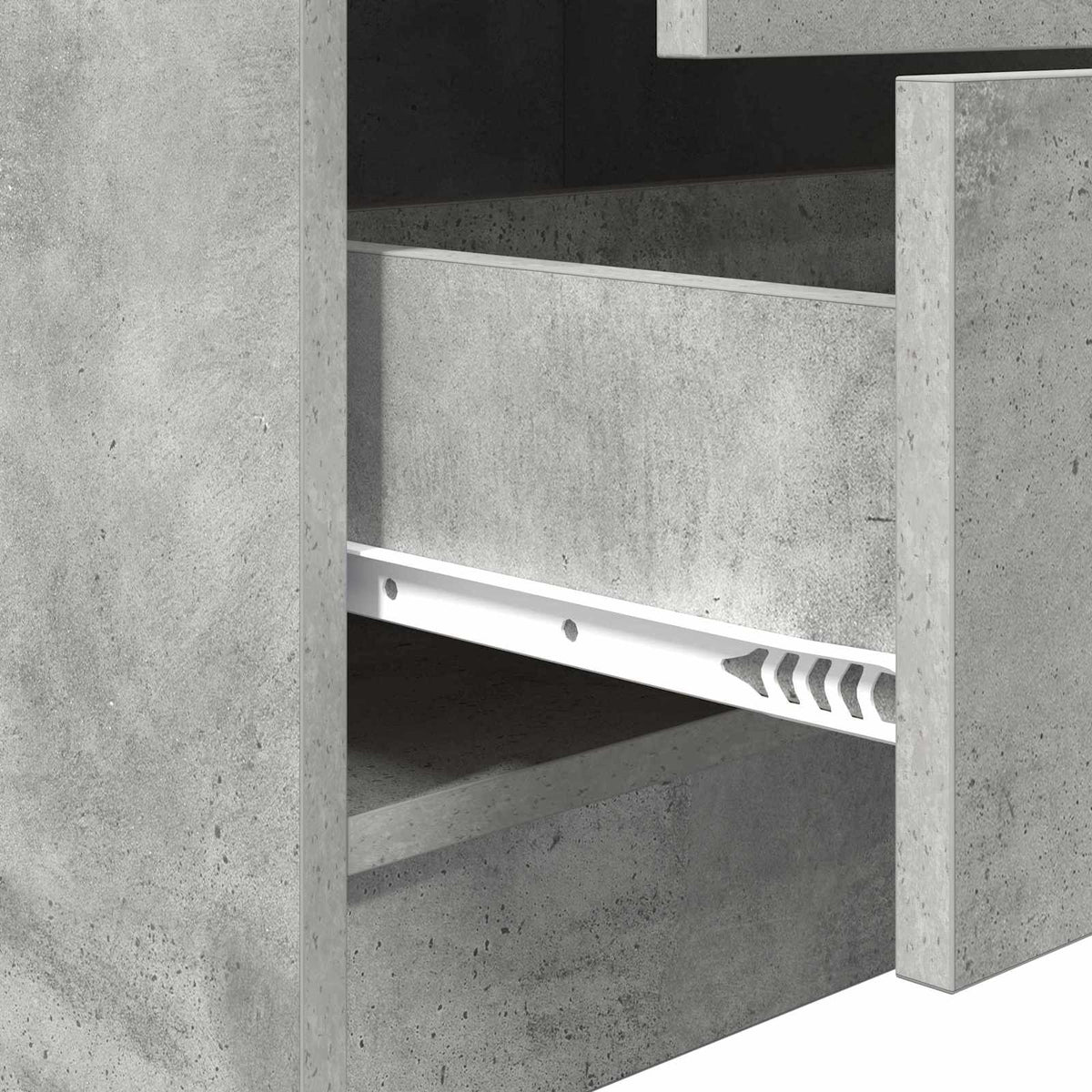 Desk Concrete Grey 115.5 x 40 x 127 cm 2 pcs