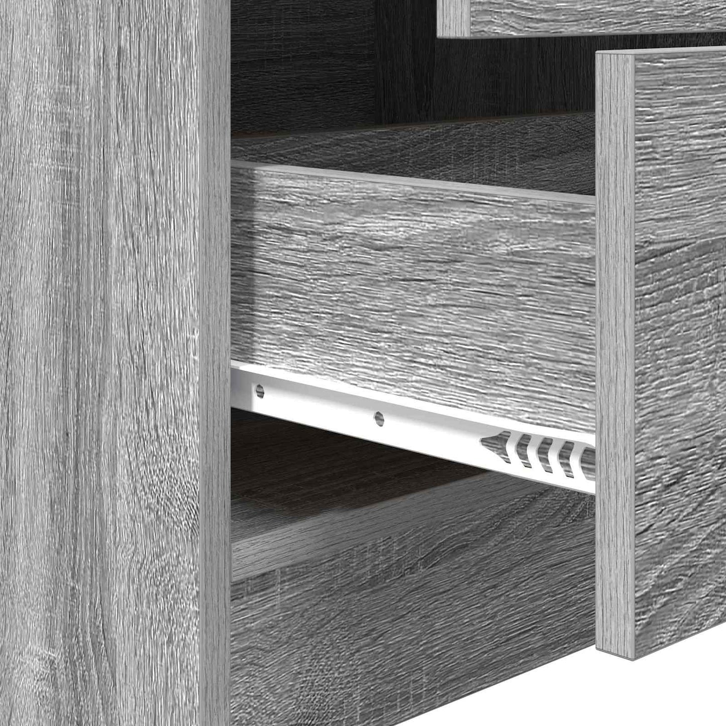 Desk Grey Sonoma 115.5 x 50 x 127 cm 2 pcs