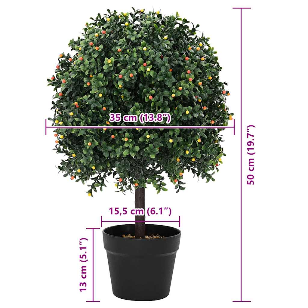 Boxwood Ball Green 35 x 35 x 50 cm Plastic