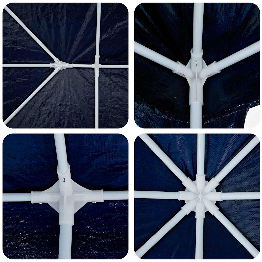 Party Tent Blue and White 600 x 400 x 266 cm