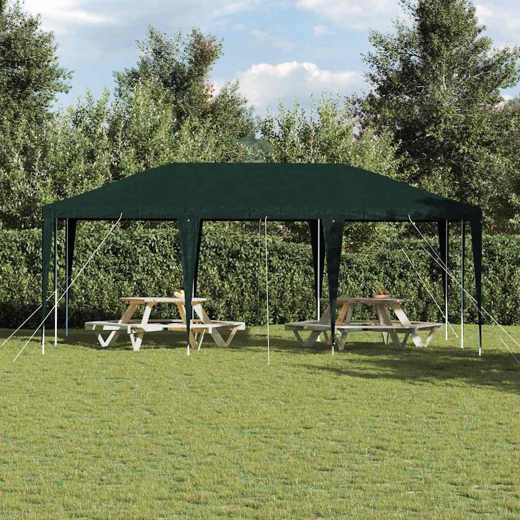 Party Tent Green and White 600 x 400 x 266 cm