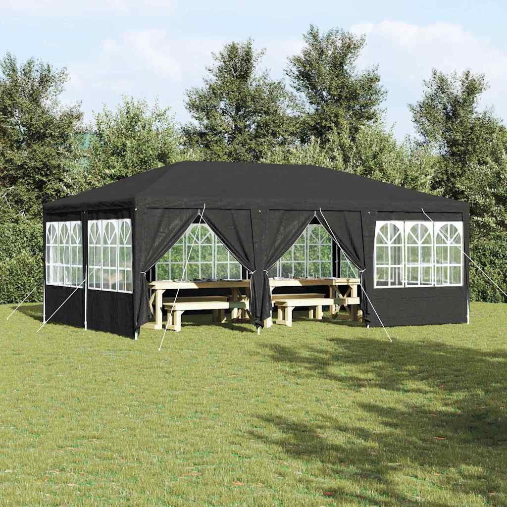 Party Tent Anthracite and White 600 x 400 x 266 cm