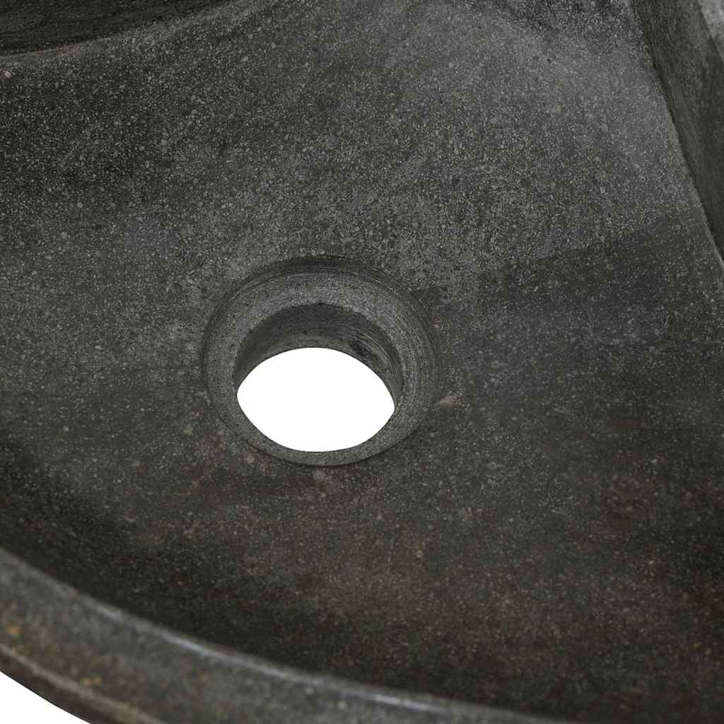 Wall Hung Corner Basin Grey (38-45) x (38-45) x 12 cm