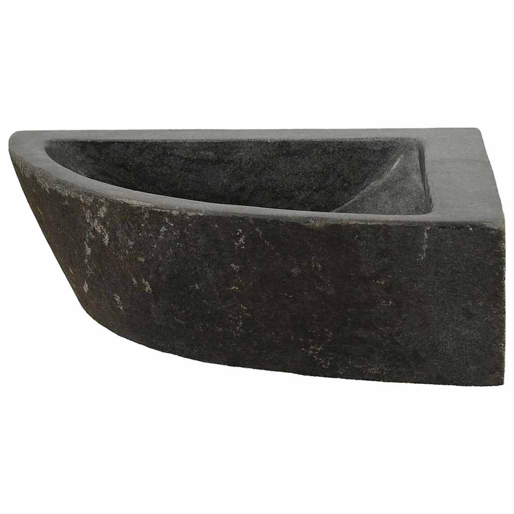 Wall Hung Corner Basin Grey (38-45) x (38-45) x 12 cm
