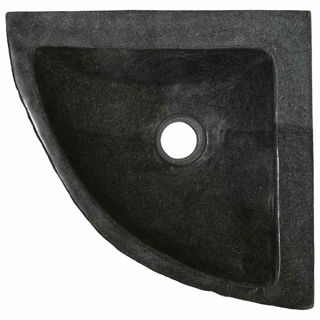 Wall Hung Corner Basin Grey (38-45) x (38-45) x 12 cm
