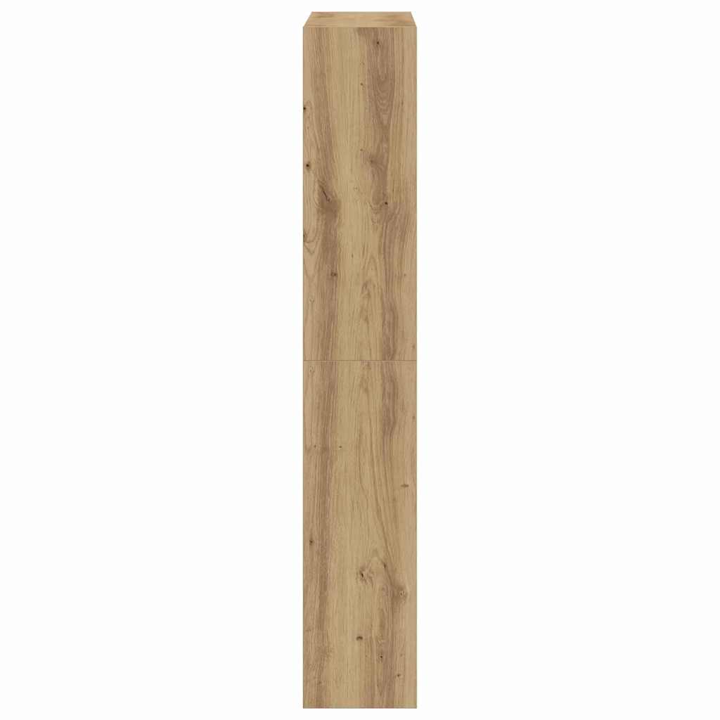 Shoe Cabinet Artisan oak 80 x 21 x 125.5 cm Engineered wood