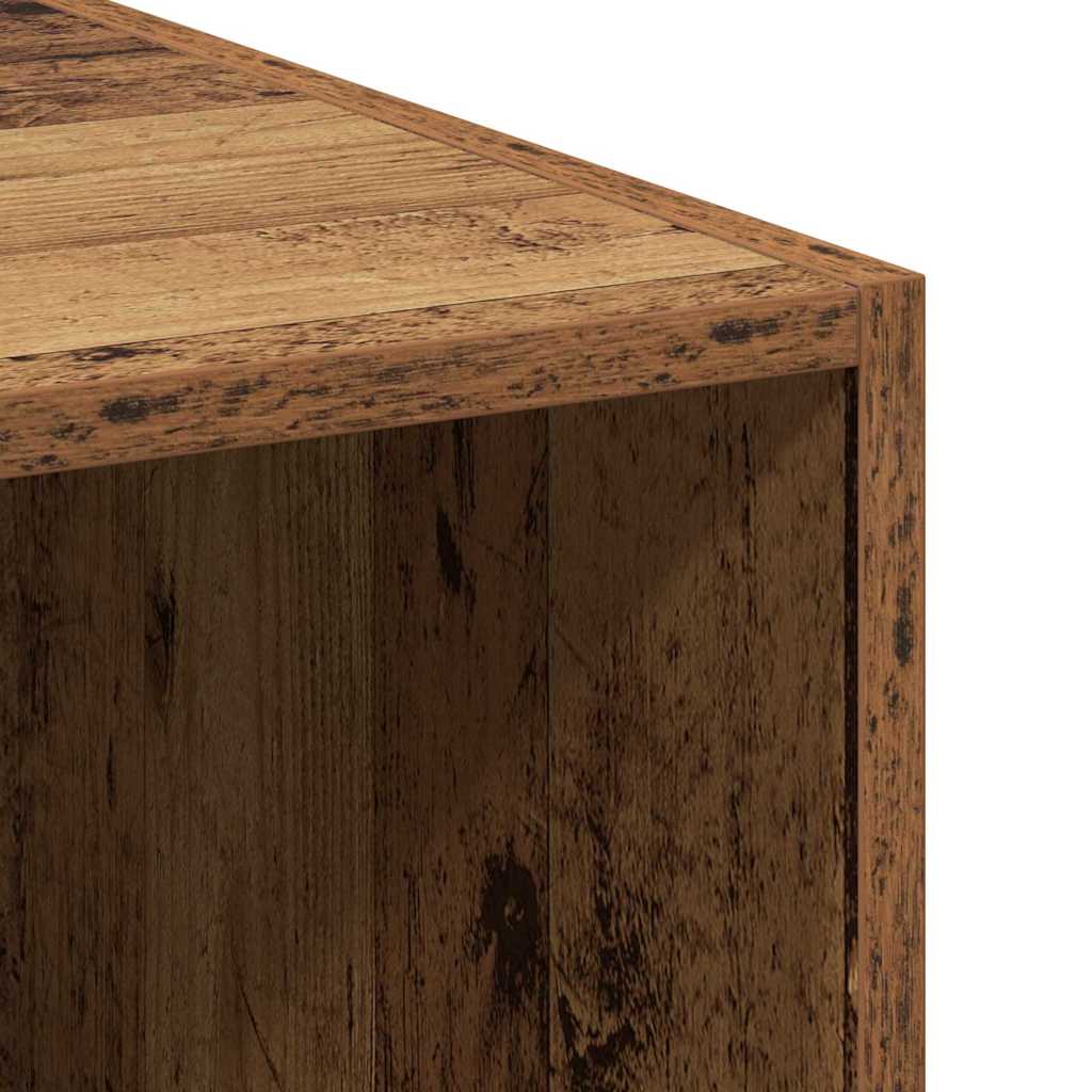 Bookcase with Drawer Old Wood 30 x 42.4 x 185.2 cm