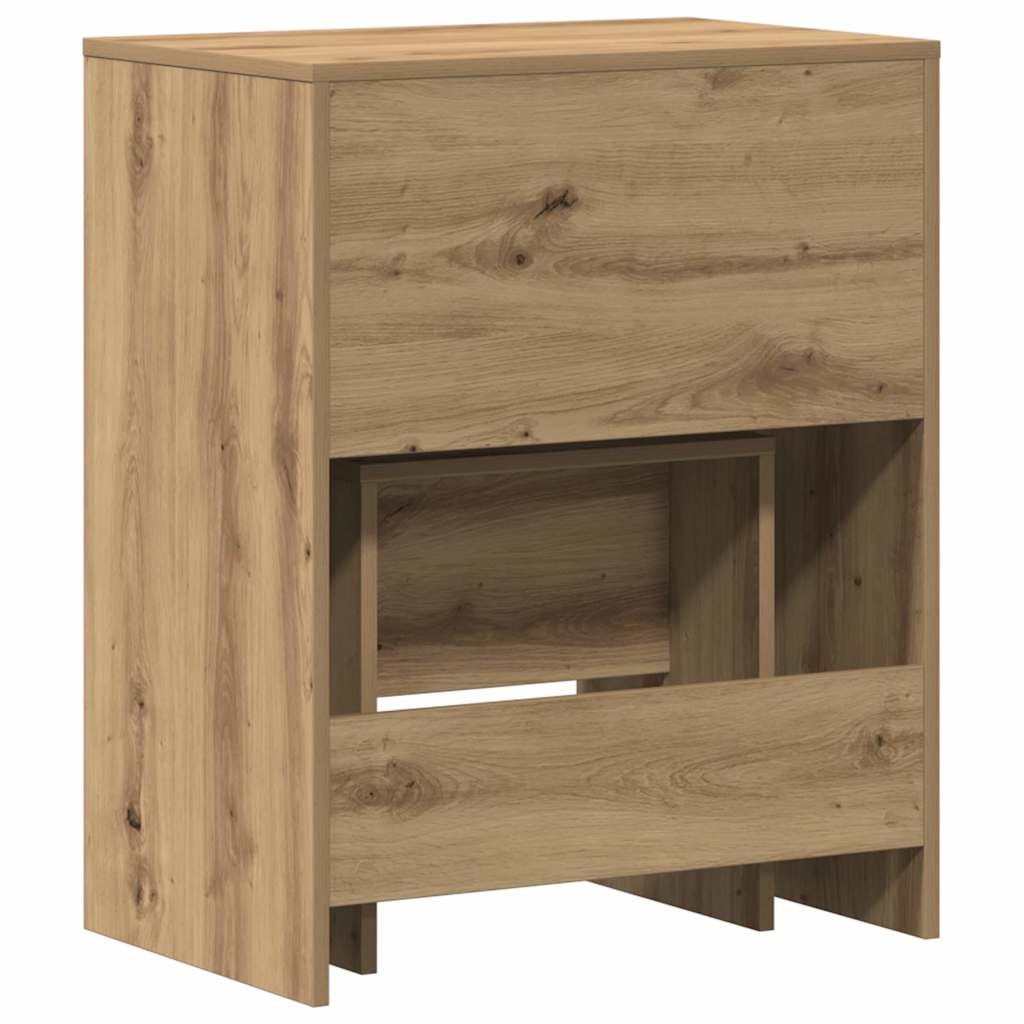 Dressing Table Artisan oak 60 x 40 x 75 cm Engineered wood