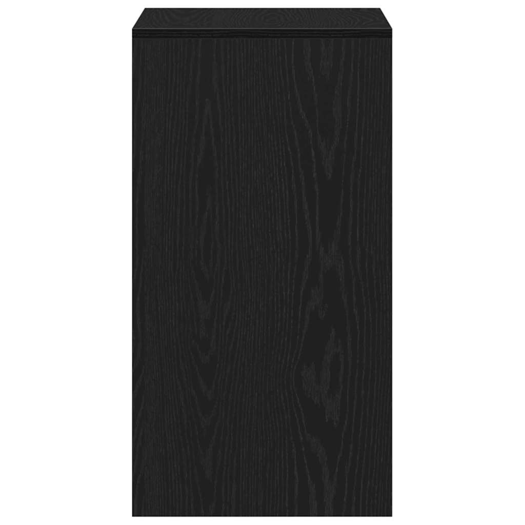 Dressing Table Black oak 60 x 40 x 75 cm Engineered wood