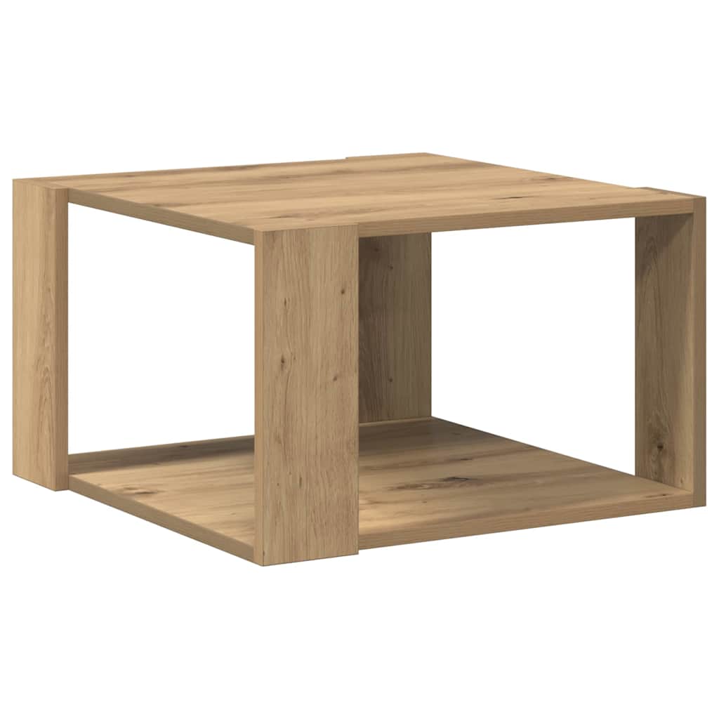 Coffee Table Artisan oak 51.5 x 51.5 x 30 cm Engineered wood