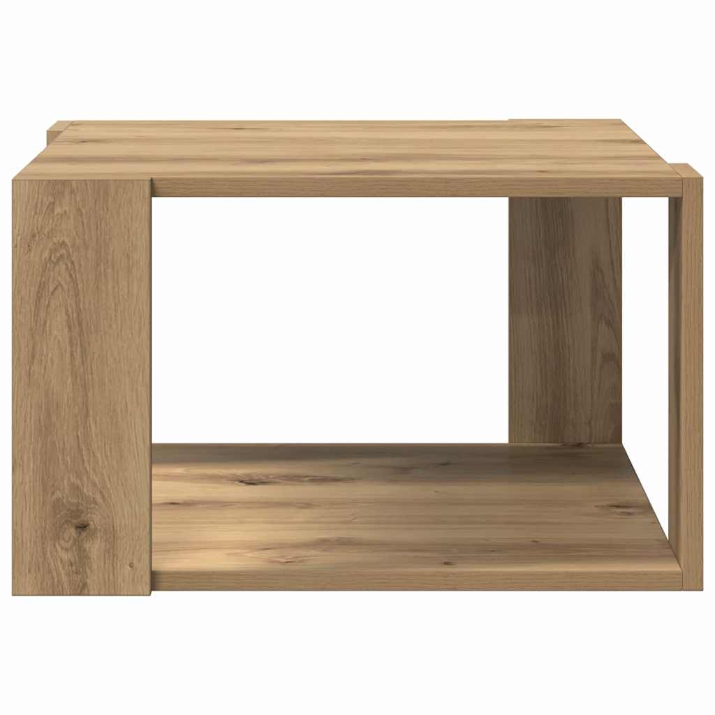 Coffee Table Artisan oak 51.5 x 51.5 x 30 cm Engineered wood