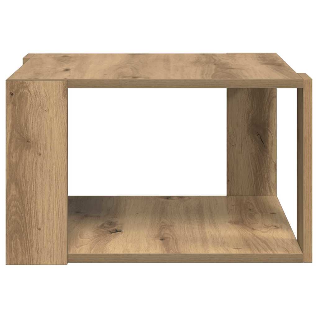Coffee Table Artisan oak 51.5 x 51.5 x 30 cm Engineered wood