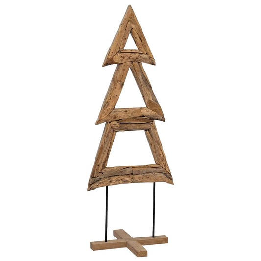 Christmas Tree Brown 90 cm Solid teak wood