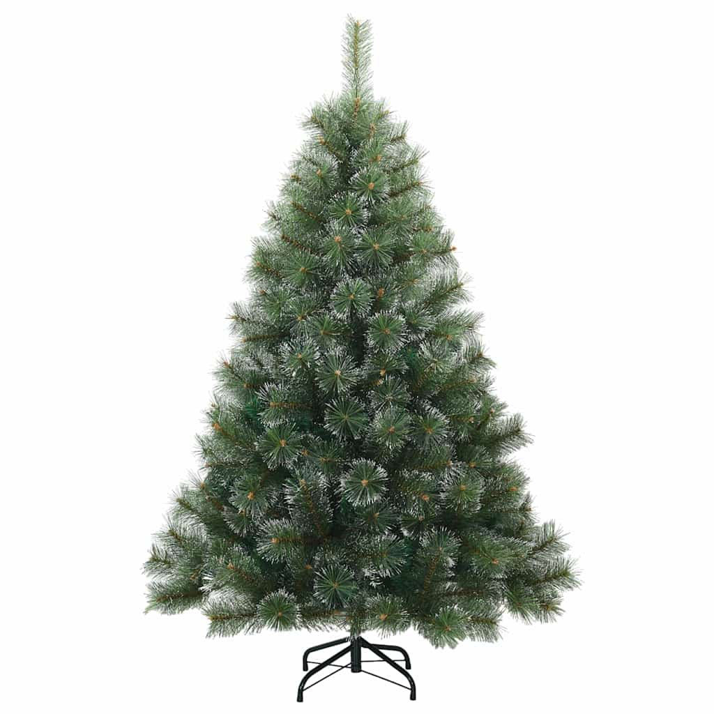 Artificial Hinged Christmas Tree Snow Flocked White 150 cm