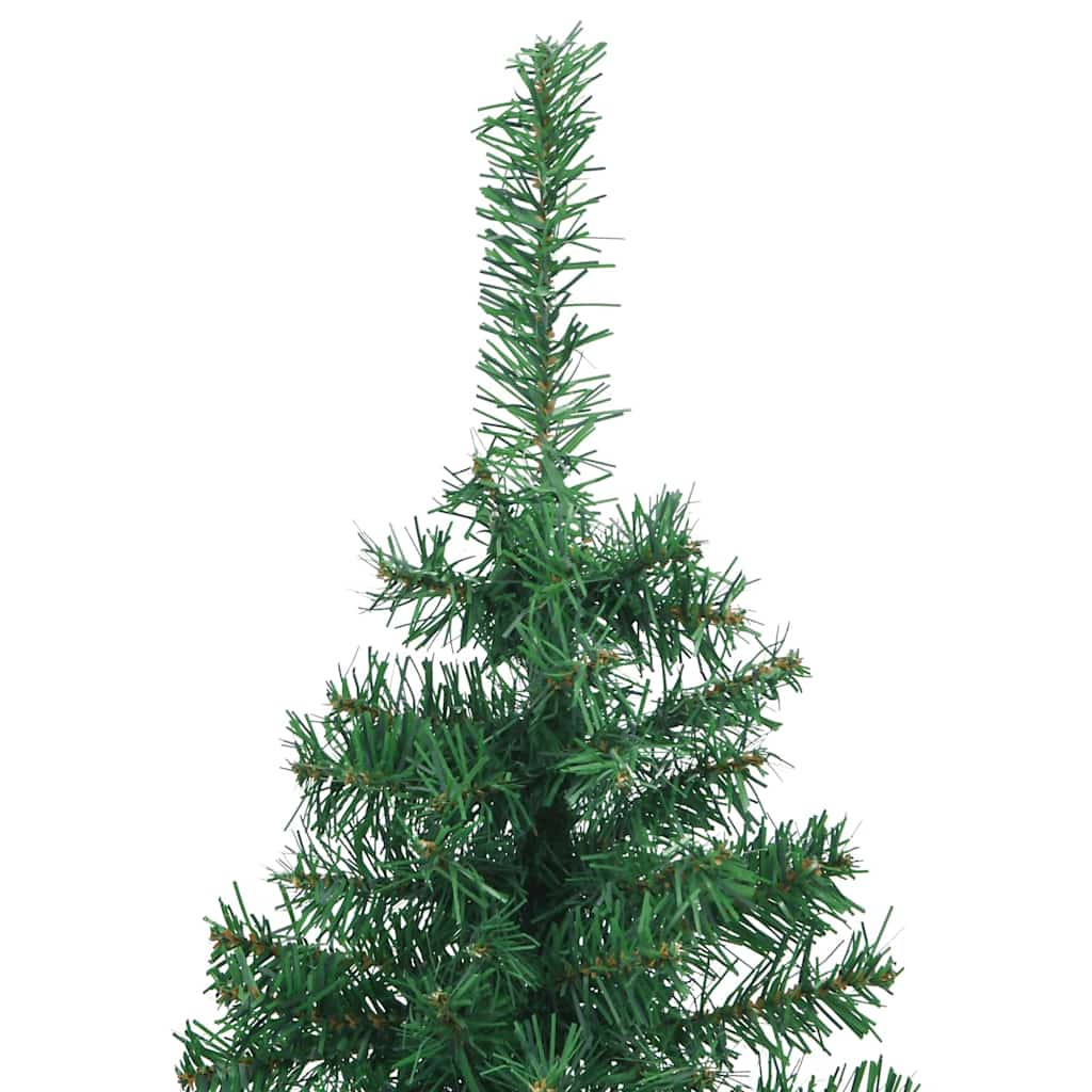 Corner Artificial Christmas Tree Green 120 cm PVC and Metal