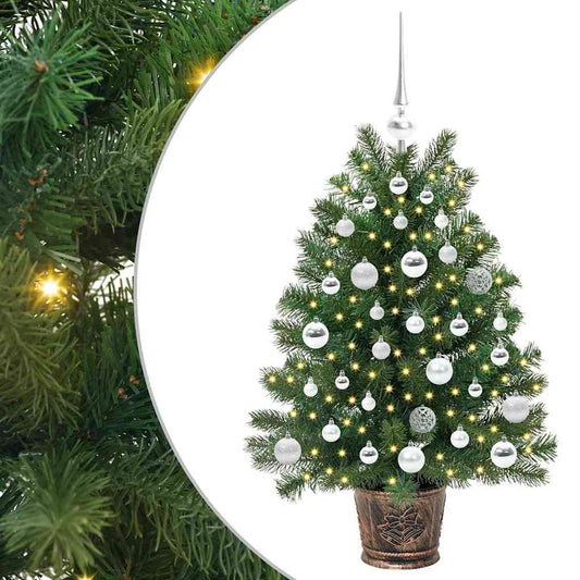 Artificial Christmas Tree with 150 LEDs Green 95 cm PE and PVC