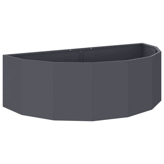Planter Anthracite 120 x 60 x 35 cm Steel