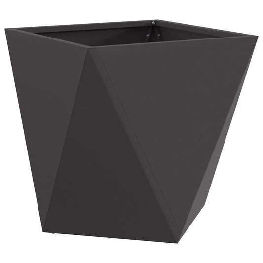 Planter Black 40 x 40 x 40 cm Steel