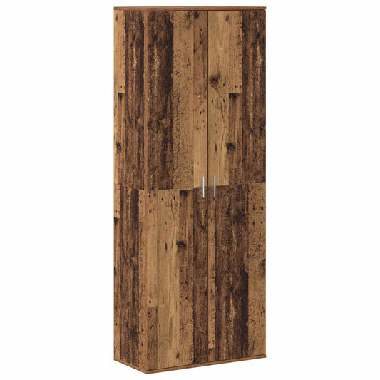 Highboard 70 x 33.5 x 180 cm Engineered Wood Old Wood