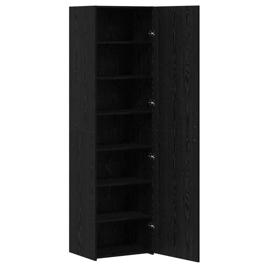 Highboard Black Oak 50 x 42.5 x 185 cm