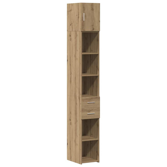 Storage Cabinet 2 pcs Artisan Oak 30 x 42.5 x 225 cm