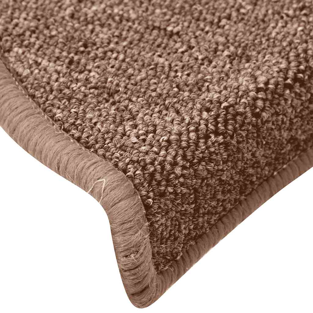 Self-adhesive Stair Mats 30 pcs 65 x 24 x 4 cm Brown